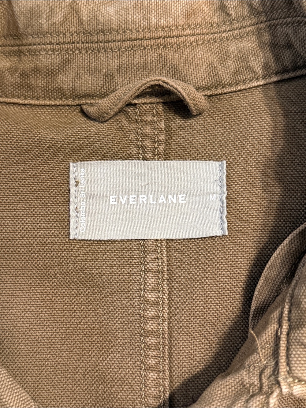 Everlane Tan Utility Jacket with Drawstring Waist - Picture 2 of 3